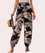 Pantalón estampado tropical tipo Jogger