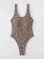 Vestido de baño enterizo en tanga Animal Print