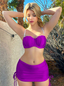 Conjunto sirena panty tiro bajo y detalle de perlas