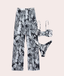 Vestido de baño tropical en pantalon