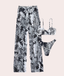 Vestido de baño tropical en pantalon