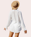 Set cover up pantaloneta y blusa