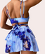 Vestido de baño marmol 3 piezas en falda