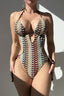 Vestido de baño de una sola pieza sexy tejido