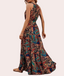 Vestido largo con cinturon